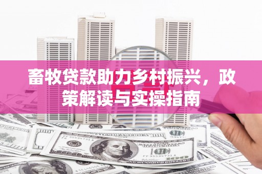 元阳畜牧贷款助力乡村振兴，政策解读与实操指南