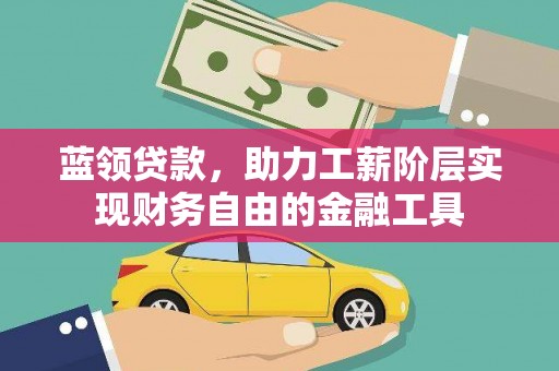 元阳蓝领贷款，助力工薪阶层实现财务自由的金融工具