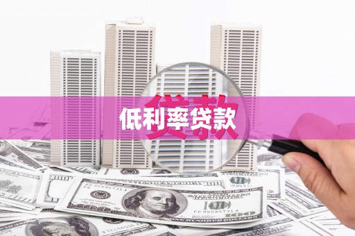 元阳低利率贷款